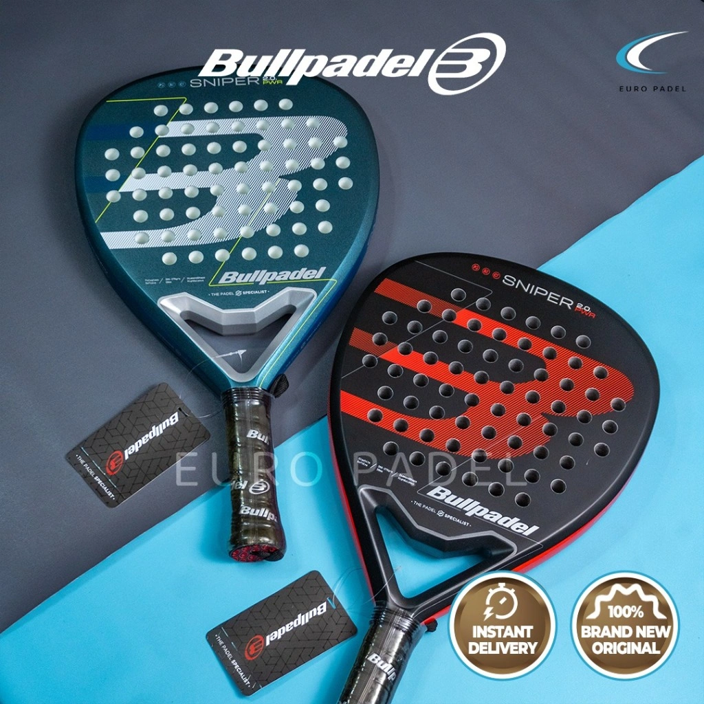 BULLPADEL SNIPER POWER 2026 Beginner Diamond Fiberglass Racket Padel Original