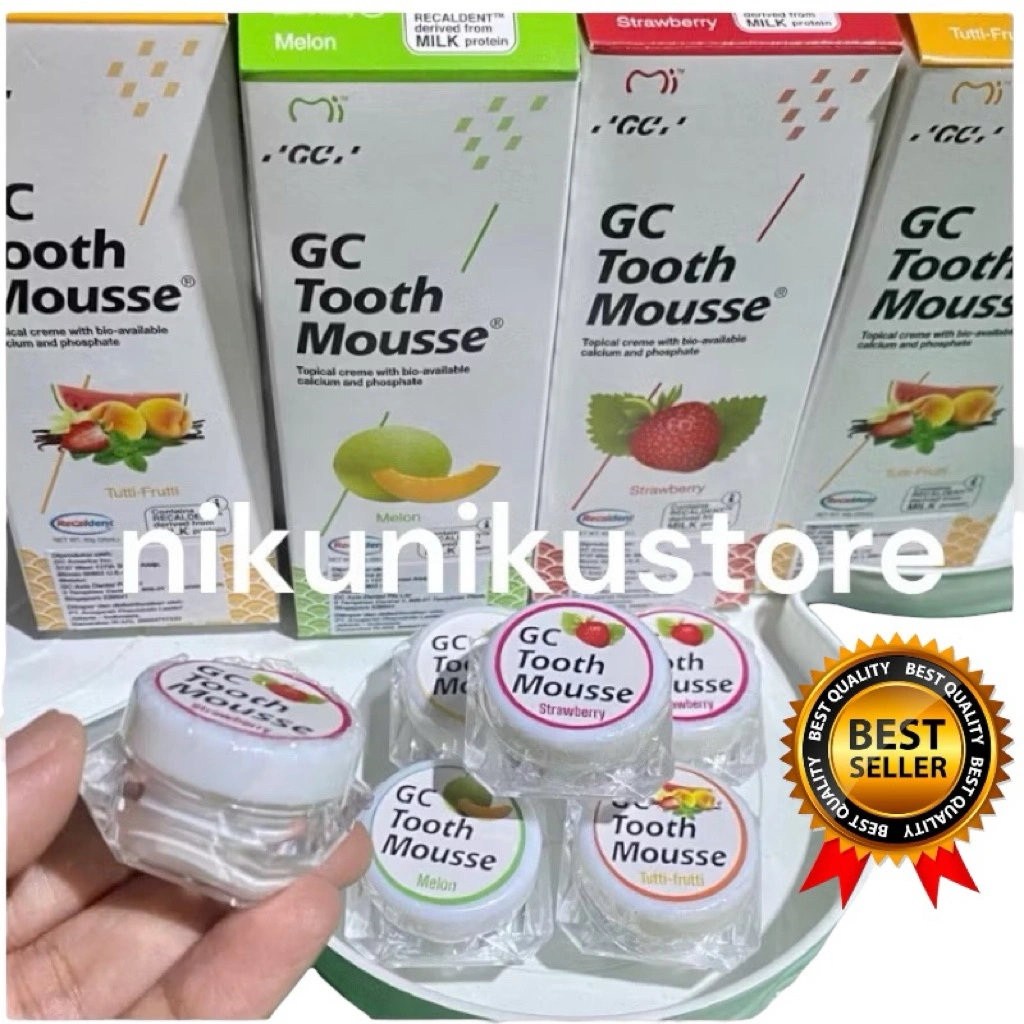 GC TOOTH MOUSSE 5gr FREE SPATULA VITAMIN KARIES BABY ORIGINAL Share in Jar