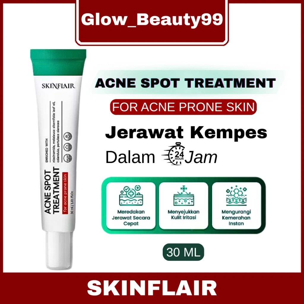 SKINFLAIR ACNE SPOT TREATMENT | Acne Totol penghilang jerawat skinflair 30 gr