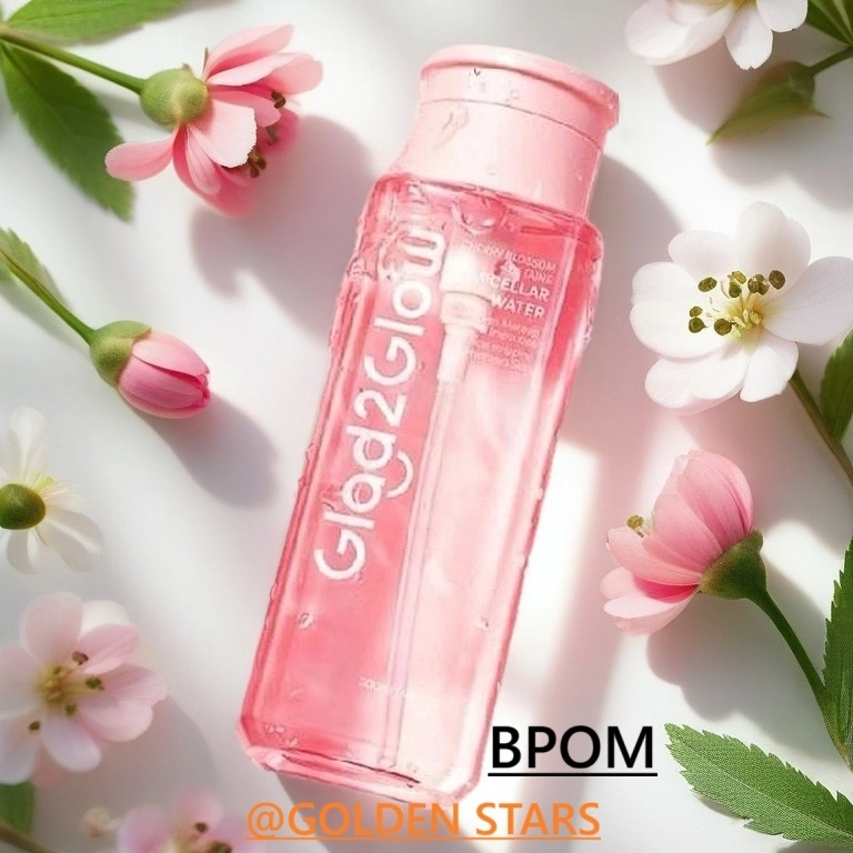 Glad2Glow Cherry Blossom Betaine Micellar Water 130ml cleansing oil pembersih wajah
