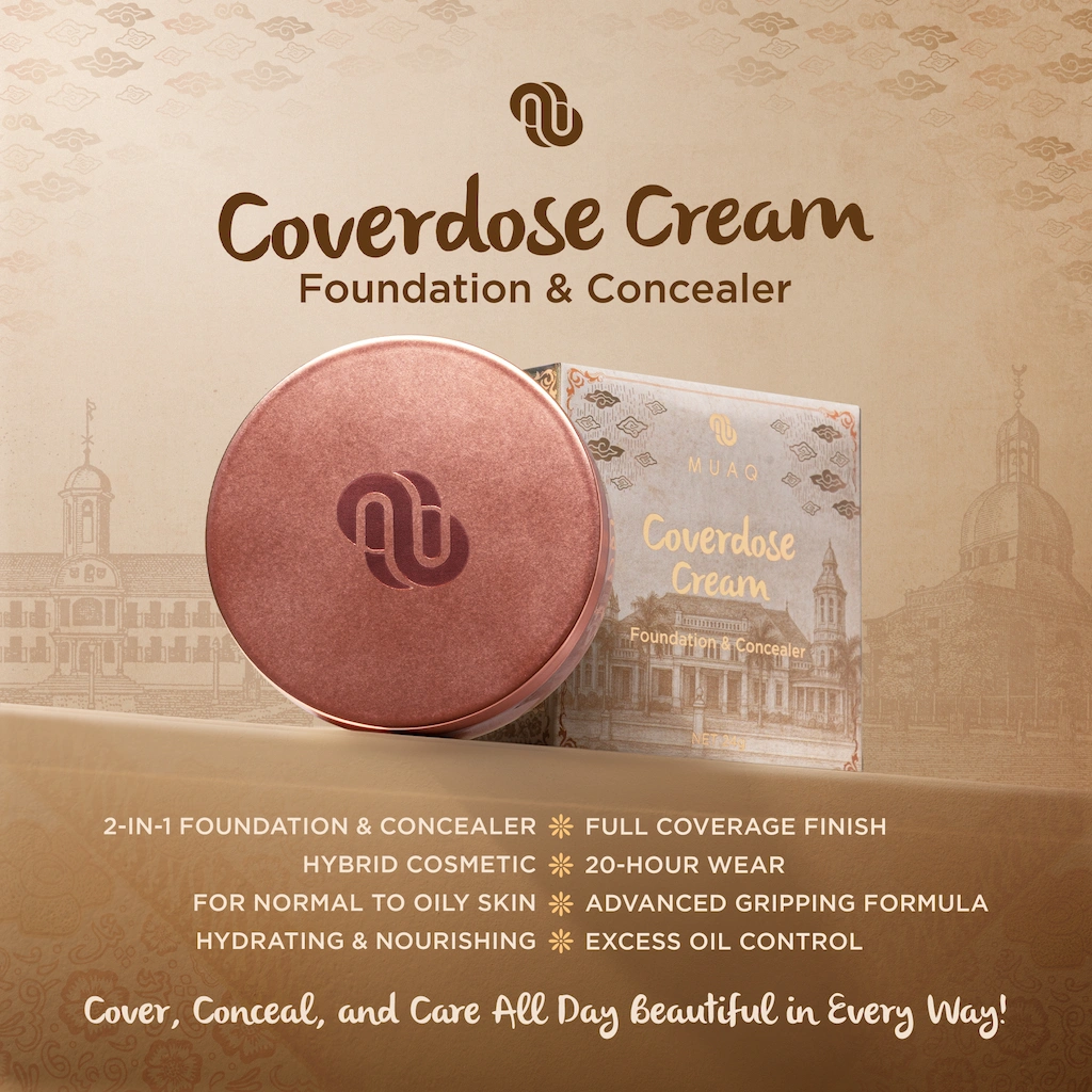MUAQ Coverdose Cream (Foundation & Concealer)
