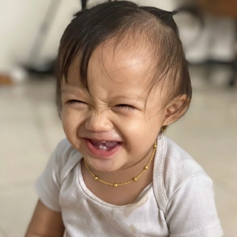Kalung Rantai Bola Minimalis Kalung Anak Rantai Bola Stylish Anti Karat Model Kekinian Anti Karat