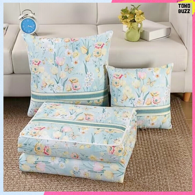 BALMUT Bantal Selimut Kepala Tidur Travel Dewasa Anak Bisa Lipat Bantal Tidur Karakter Lucu Murah HD-201