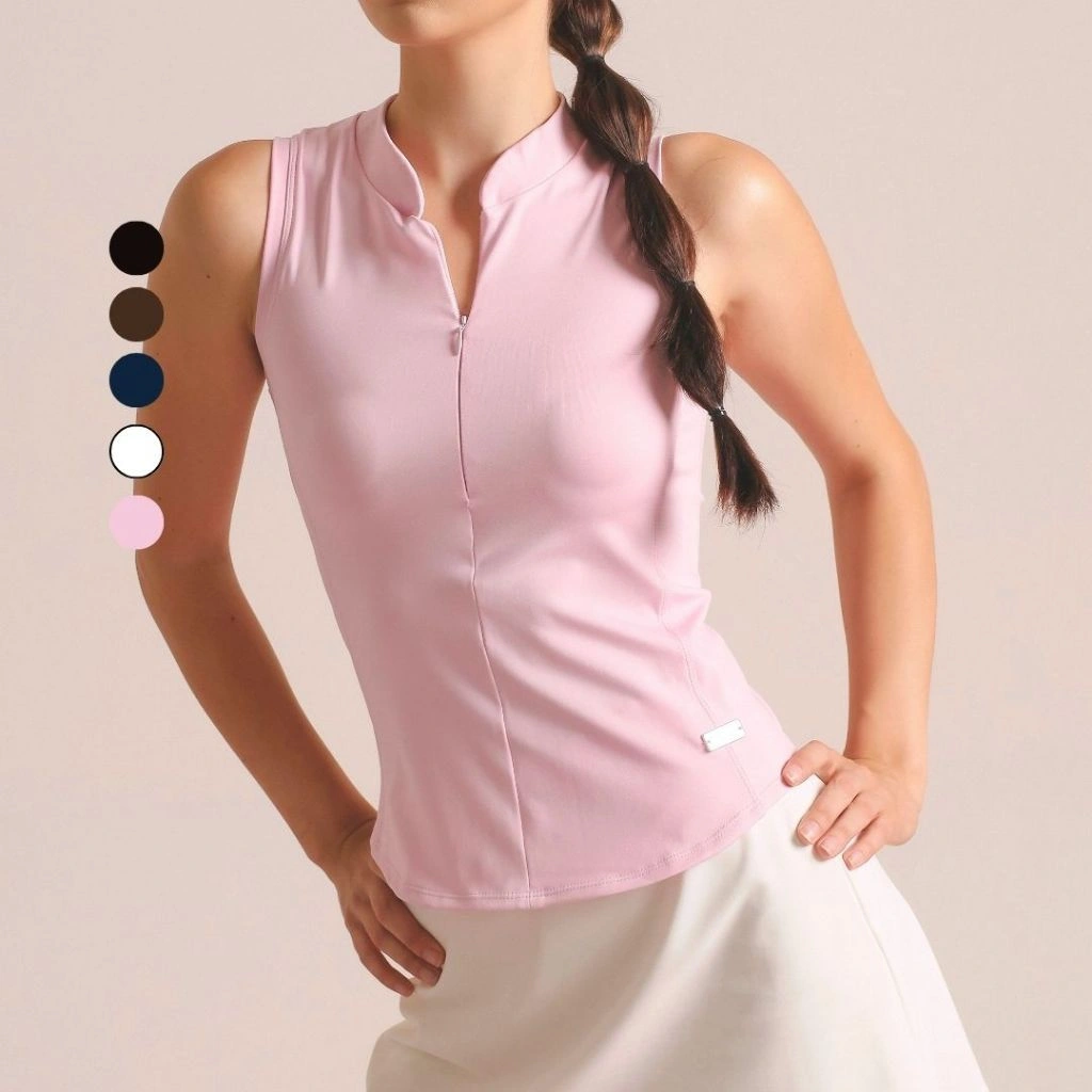 Lee Vierra LV FORM - ZipRise Sleeveless Shirt, Baju Olahraga Wanita