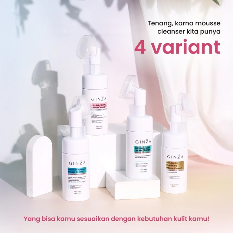FYC - Ginza Mousse Cleanser 110ml | Sabun Cuci Muka Lembut & Pencerah Wajah | Pembersih Minyak Berlebih