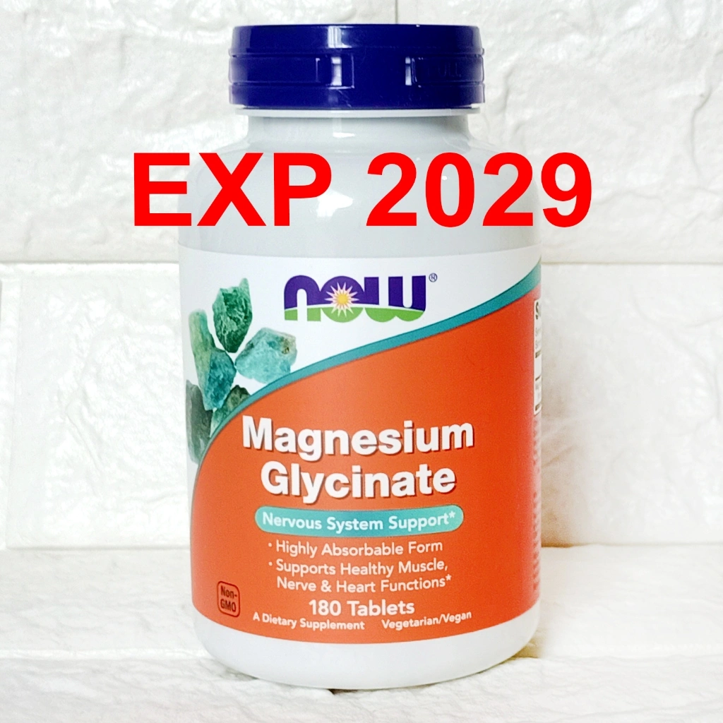 Now Foods Magnesium Glycinate isi 180 Tablets Now Food Magnesium Glycinate