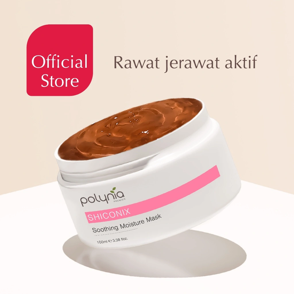POLYNIA | Shiconix Soothing Moisture Face Mask | Rawat Jerawat Meradang | Tenangkan kulit Kemerahan |  Kulit Senstif dan Iritasi | Rawat Jerawat | Acne Treatment | BPOM