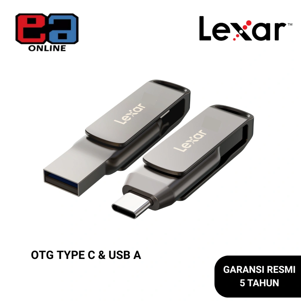 Lexar JumpDrive Dual Drive D400 USB 3.2 Type-C - 32GB / 64GB / 128GB / 256GB