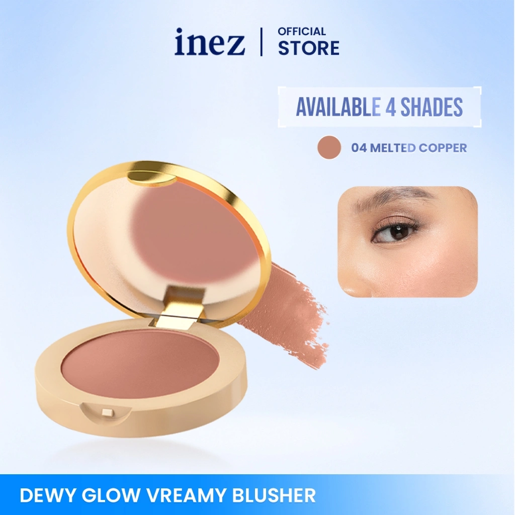 INEZ DEWY GLOW CREAMY BLUSHER - Cream Blush Viral Pigmented