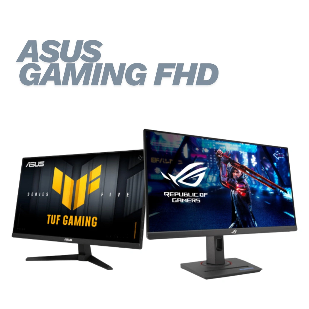 All Asus FHD 1080p Gaming Monitor Series VG249Q5R VG249QM5A VG259Q5A VG259QMR5A VG279QM5A XG259QNS – Layar 24–27 Inch, Visual Smooth 200Hz - 280Hz, Cocok Gaming eSports, Warna Akurat, Respons Cepat untuk Setup Pro dan Harian