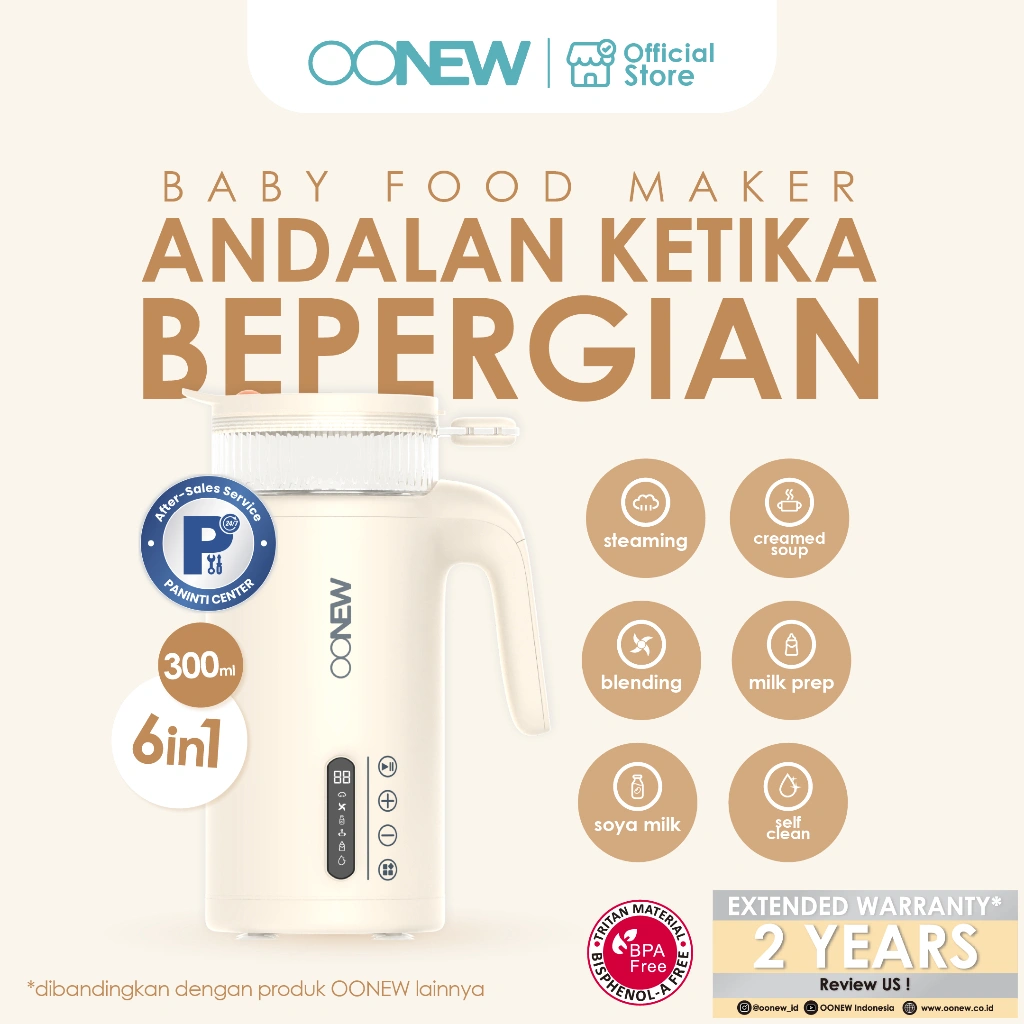 OONEW Baby Food Maker Soya Series - Soya Cream - Soy Milk Maker Mesin Susu Kedelai