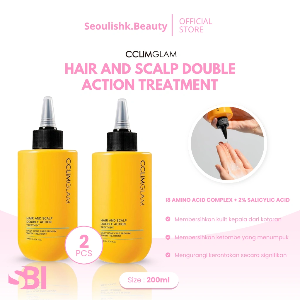 CCLIMGLAM Hair And Scalp Double Action Treatment ( 2 pcs )