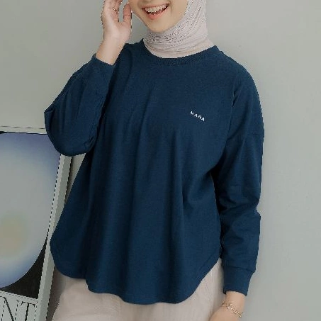 MARA OFFICIAL - KYO TEE  | Kaos Oversize  | Baju Wanita | Kaos Lengan Panjang Oversize