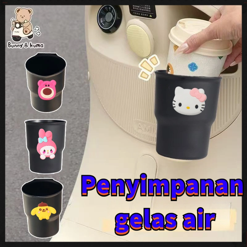 Rak Penyimpan Cangkir Air Di Mobil Pemegang Cangkir Air Kartun Lucu untuk Sepeda Motor Rak Penyimpanan Botol Air Minum Di Sepeda