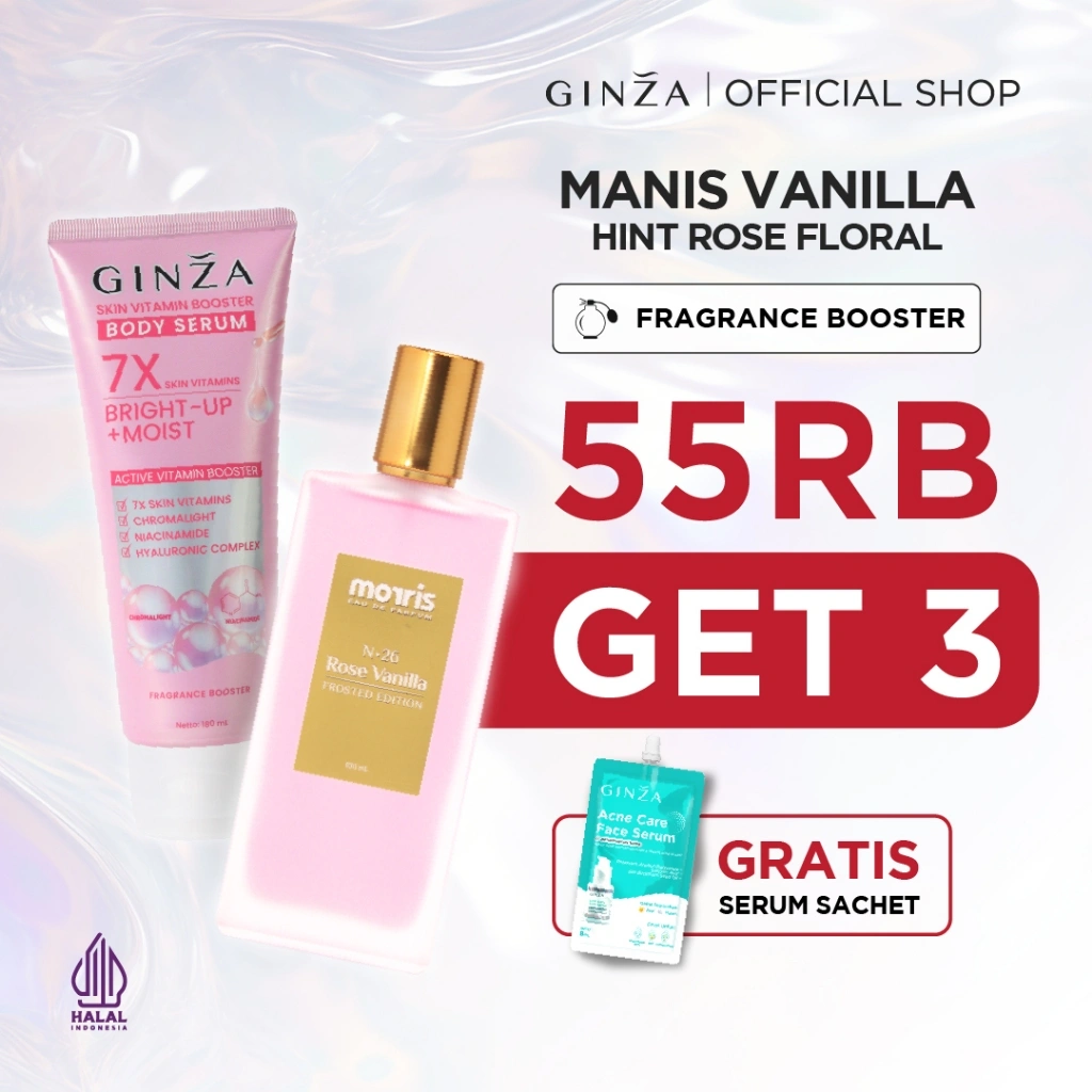 [MORRIS X GINZA] MORRIS Frosted Edition 100ml X Ginza Body Serum Bright UP Moist 180ML