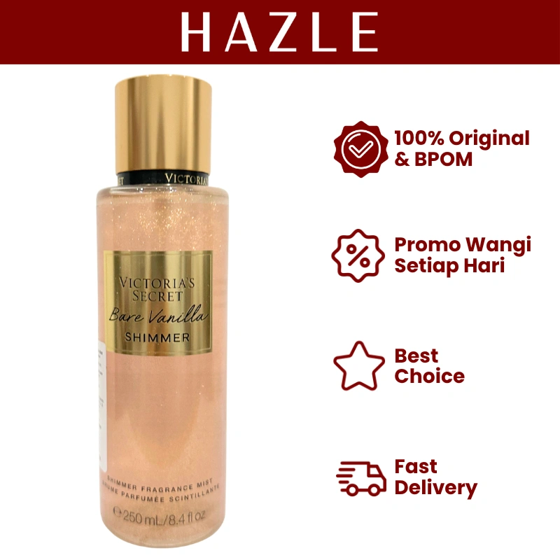 Victoria Secret Body Mist Bare Vanilla Shimmer Woman Fragrance 250 ml