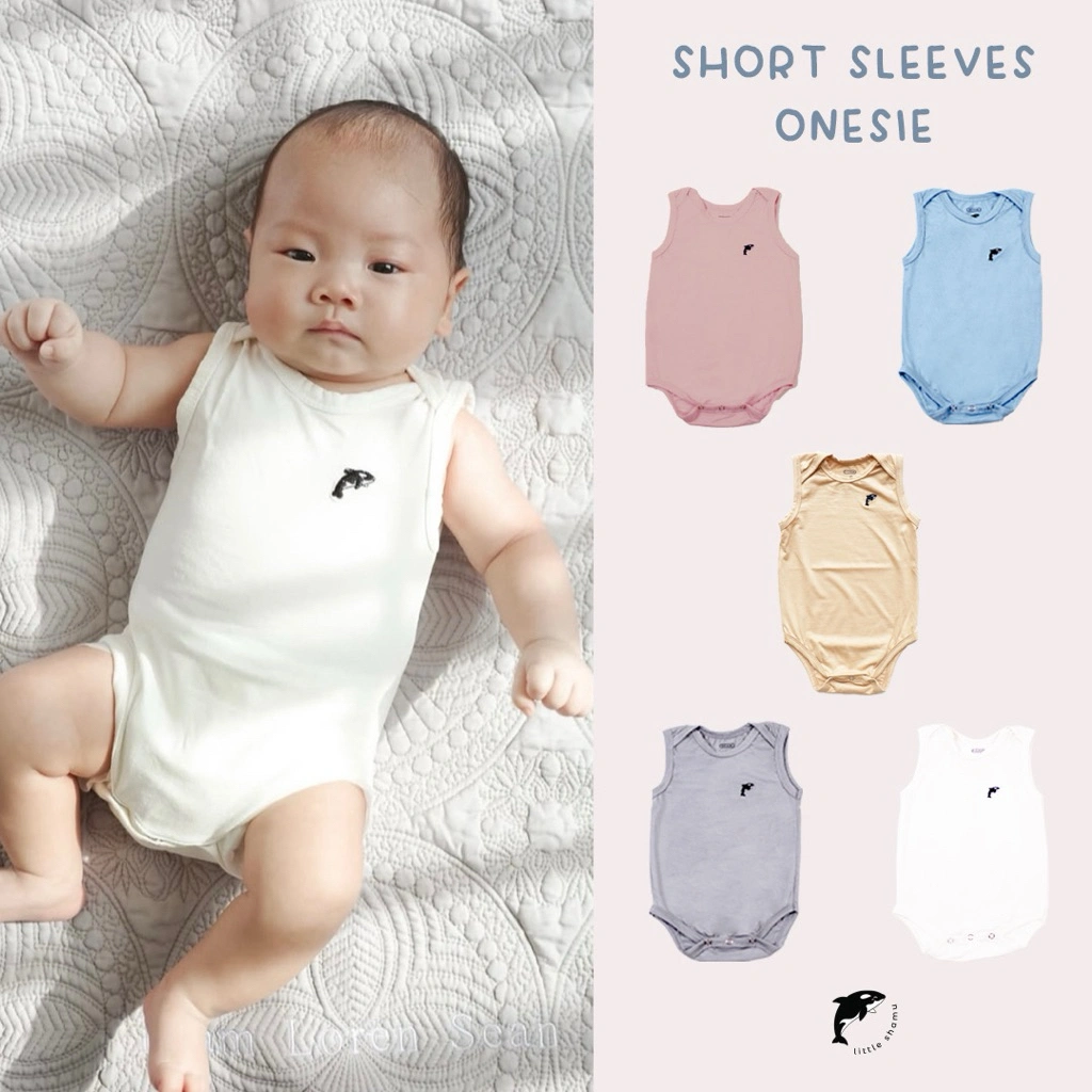 Sleeveless Onesie Little Shamu ( Kutang Bayi Adem Anti Gerah )