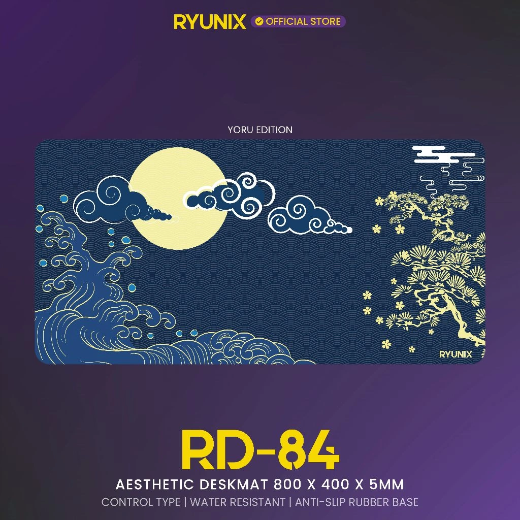 Mousepad Gaming Sades Ryunix Deskmat RD-84 Control Type