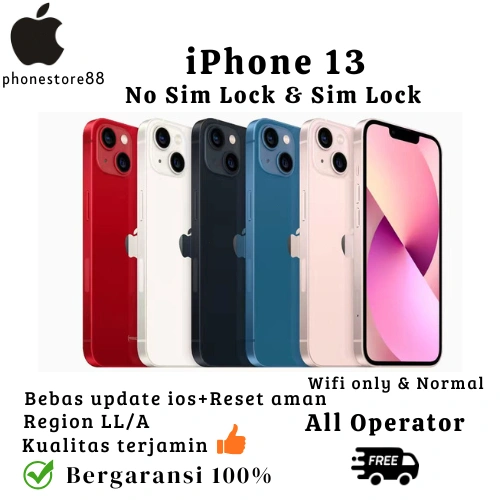 iPhone 13 256GB/128GB Fullset Second Hand Bergaransi Terpercaya