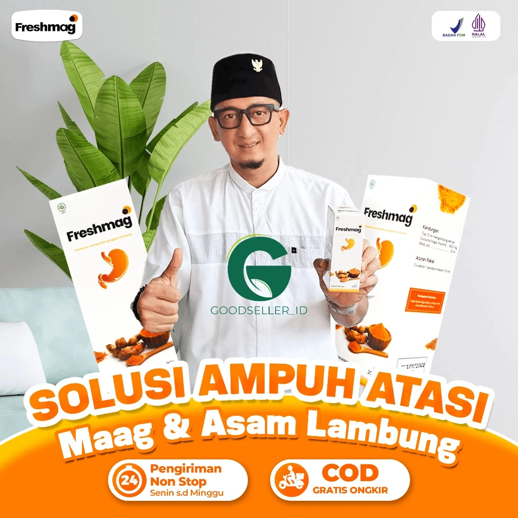 Original Madu Freshmag Atasi Masalah Sakit Maag & Nyeri Asam Lambung Penambah Nafsu Makan 200ml