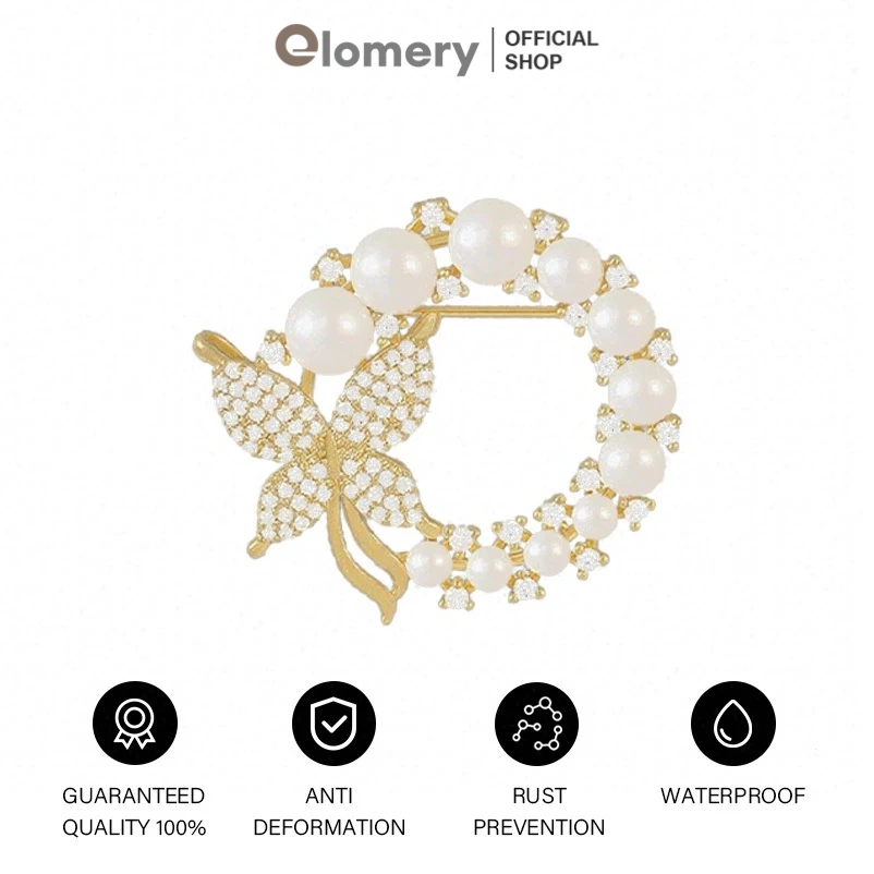 Elomery Bros Madam Emillie Pin Baju Fashion Korea Bros Berbagai Bentuk Aksesoris Hijab