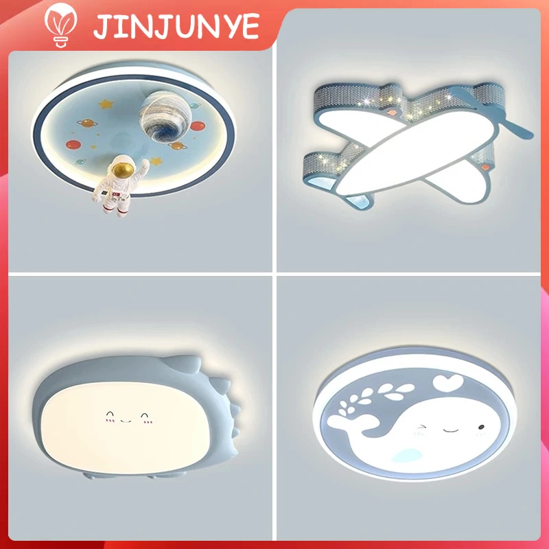 Lampu Kamar Anak Kartun Modern Lampu Plafon Untuk Kamar Tidur/Ruang Tamu EWI