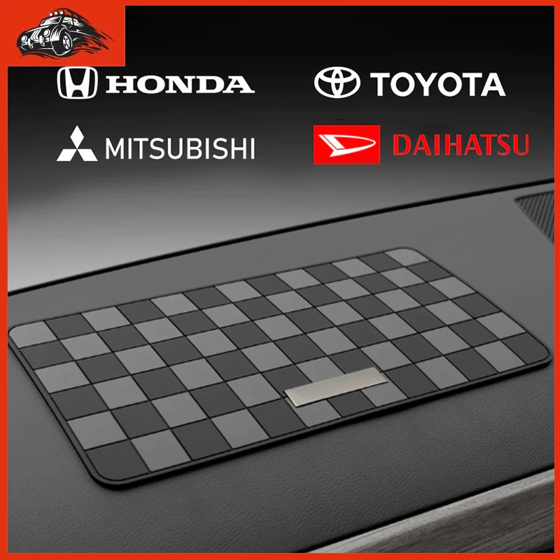 Alas Dashboard Mobil Anti Slip Premium Aksesoris Dashboard Mobil Keren Karet Dashboard Mobil Anti Slip Mat Hiasan Dashboard Aksesoris Interior Mobil Tartan