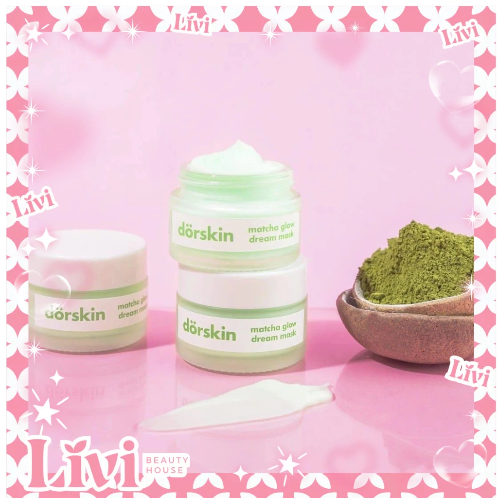LIVI - Dorskin Matcha Glow Dream Sleeping Mask(HIJAU)