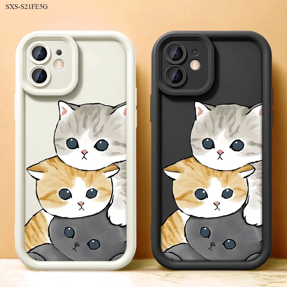 Casing Hp Untuk Compitable With Samsung Galaxy A56 A36 A07 A06 A05 A05S A04 A04E A03 A03S A02 A10 A24 A31 A72 A7 J2 J4 J6 J7 M30S M21 S24 M15 S21 S20 FE Core Grand Prime Plus 2018 4G 5G Case Cartoon Kesing Protect Lens TY S2-0041