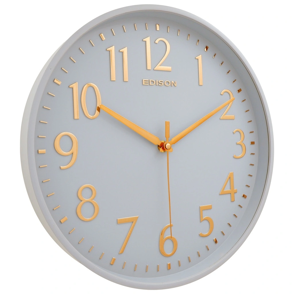 Jam Dinding Edison EDW 320 T38 Timbul Diameter 320mm 32cm
