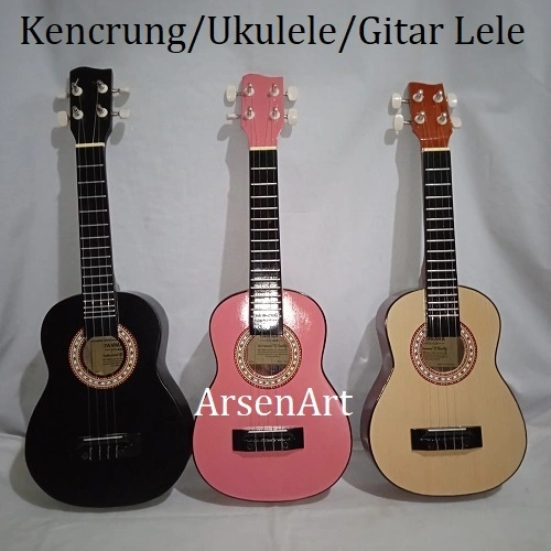 Gitar Ukulele / Gitar Kecil / Kentrung / Kencrung Senar 4/ Bisa COD Kwalitas Oke Warna Bisa Milih