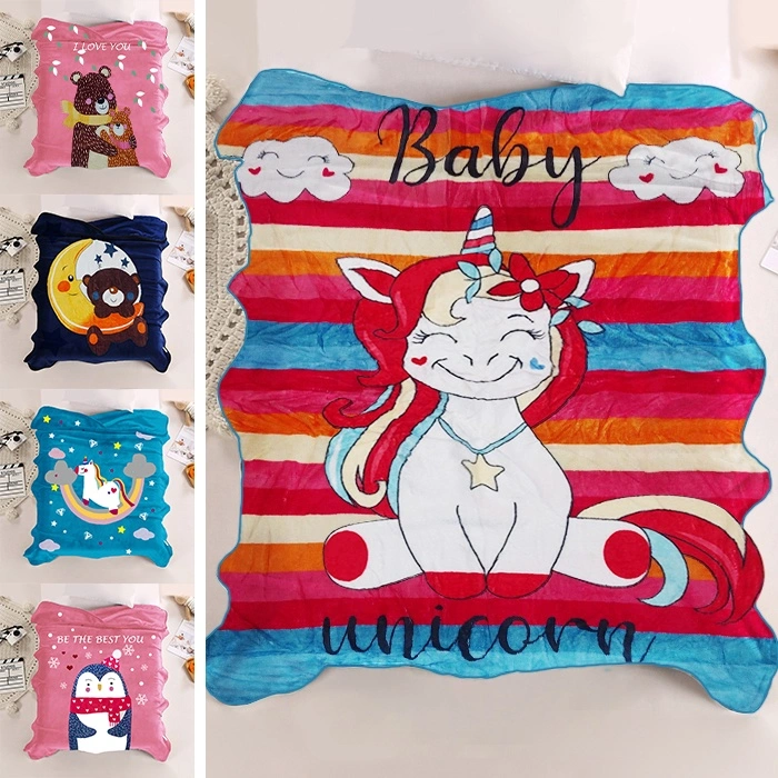 COD - Party House FK450 - Selimut Bulu Tebal Import Motif Karakter - Selimut Anak 100x140cm - Selimut Bayi Impor