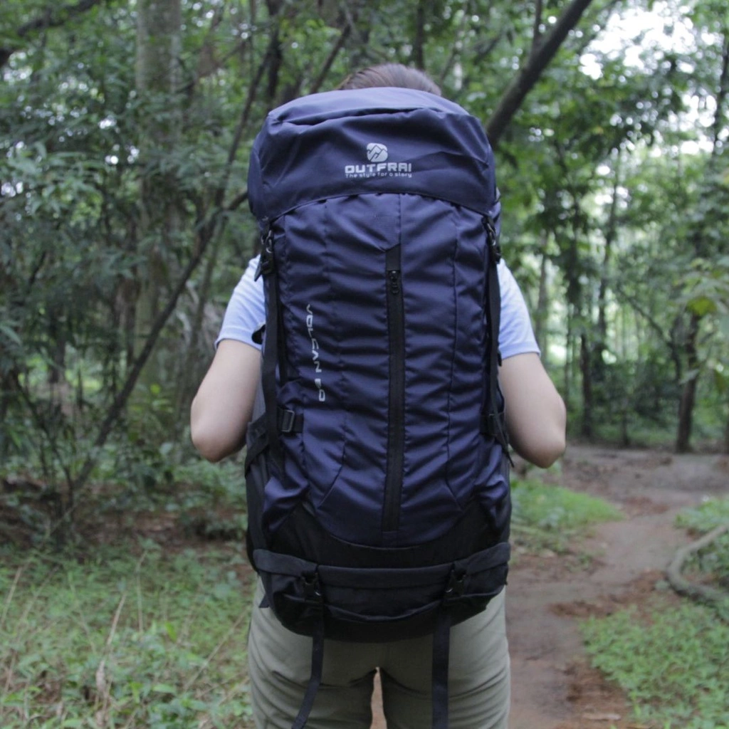 Tas Carrier 60 Liter Keril Tas Gunung Pria Wanita Outdoor Ransel Gunung cariel Outfrai seri Volcan