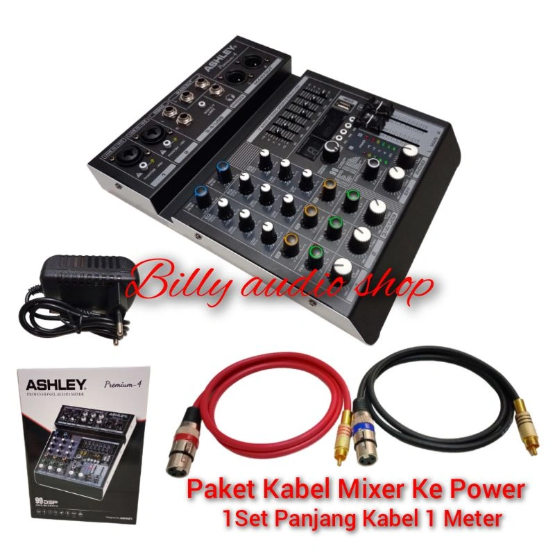 Mixer Ashley Premium 4,Better 4,Mix 400,M house 4,Option 402 , Fix 6PC Soundcard, Bluetooth,Effect Reverb 99 dsp
