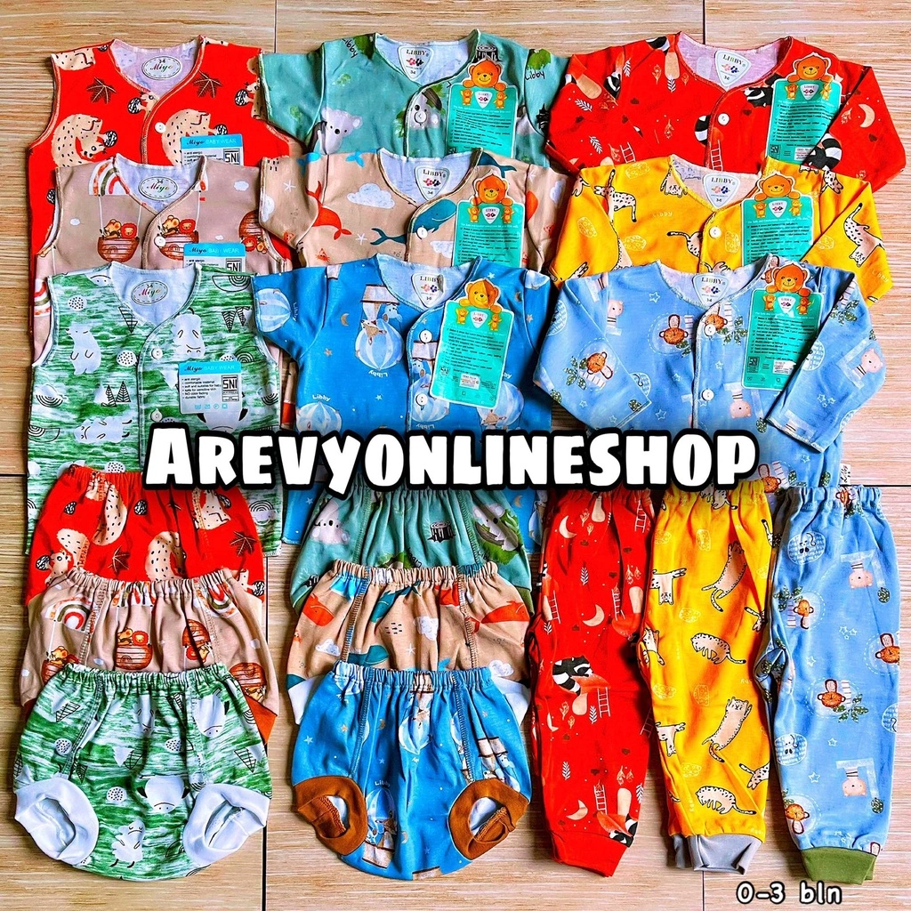 PAKET BAJU BAYI NEWBORN Libby MIYO VELVET LITTLE OWL MOTIF PERLENGKAPAN BAJU BAYI KADO BAYI