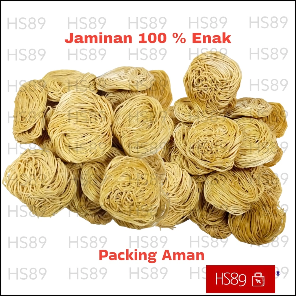 Mie Keping 1 Kg / Mie Kering tanpa Pengawet Asli dari Bengkalis