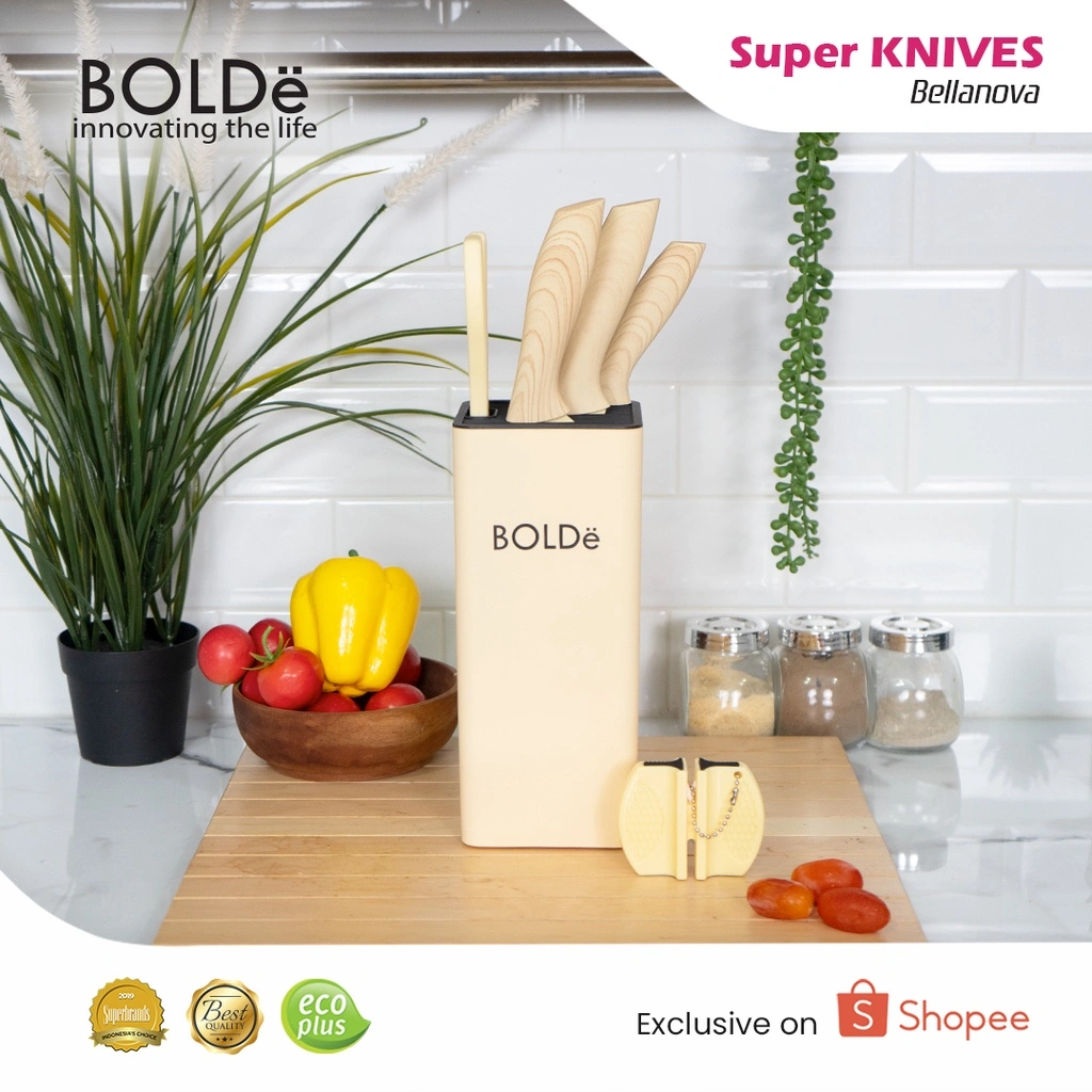 BOLDe Pisau / Super Knive Set Creamy X Shopee