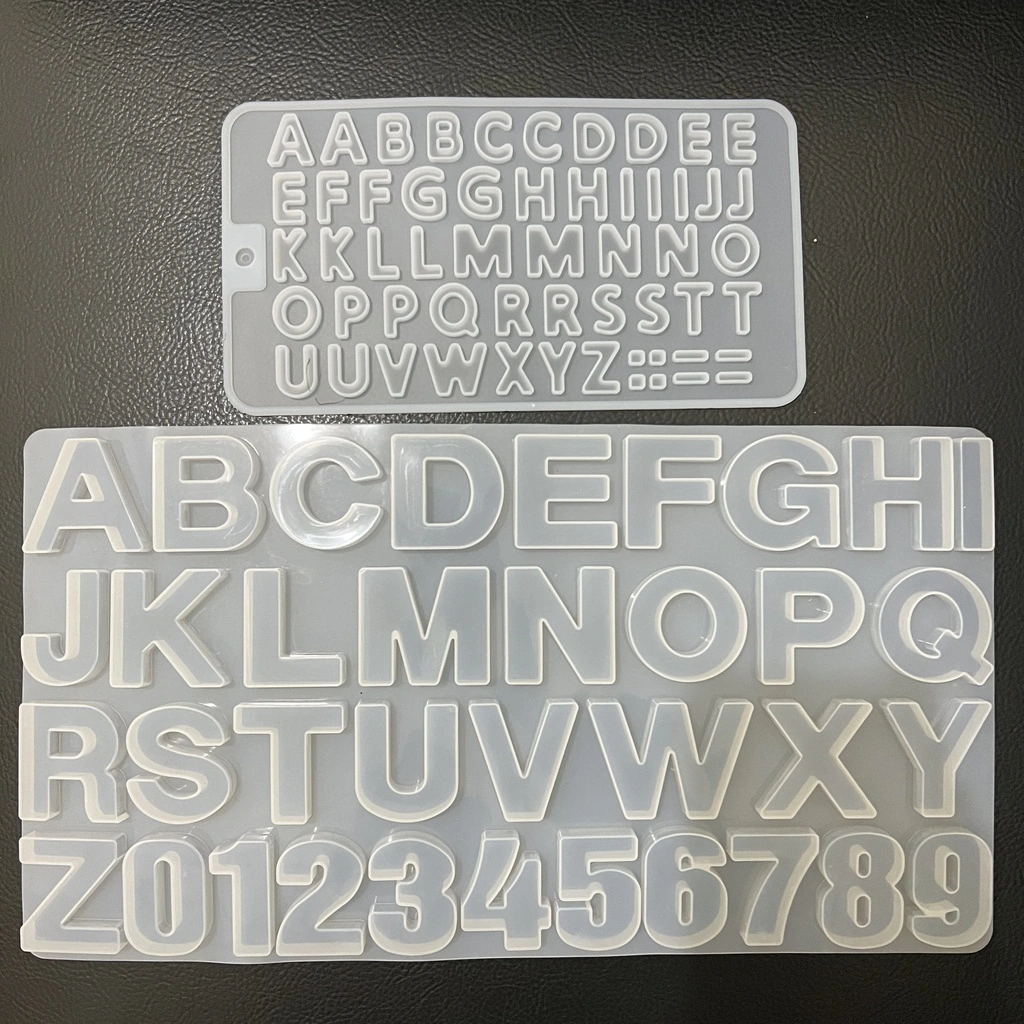 Cetakan Resin Huruf BESAR Silicone Silikon Alphabet Alfabet Abjad Word Art Seni Kerajinan Craft Crafting Aksesoris Gantungan Kunci Ganci Hiasan Tatakan Elastis Alat Peralatan Tools Wadah Bentuk Font 3D Anti Lengket Lentur Molor DIY Grosir Prakarya Malang