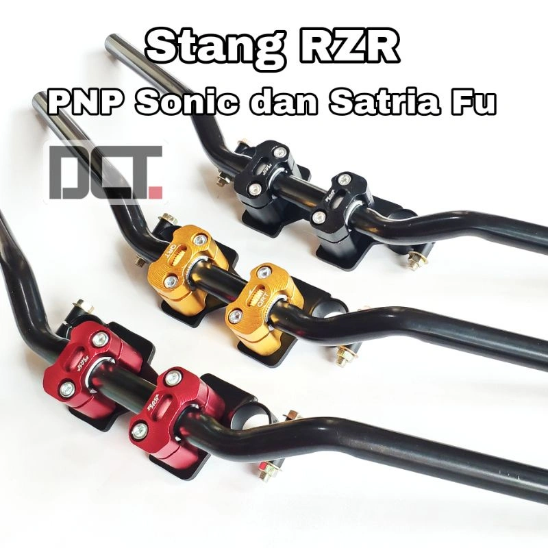 Stang Rzr Satria Fu Dan Stang Rzr Sonic 150 R Fullset Stang Rzr Satria Fu Injeksi Karbu Facelift Barong Stang Rzr Sonic 150 R Fullset Breket Raiser Stang Sonic Satria Fu