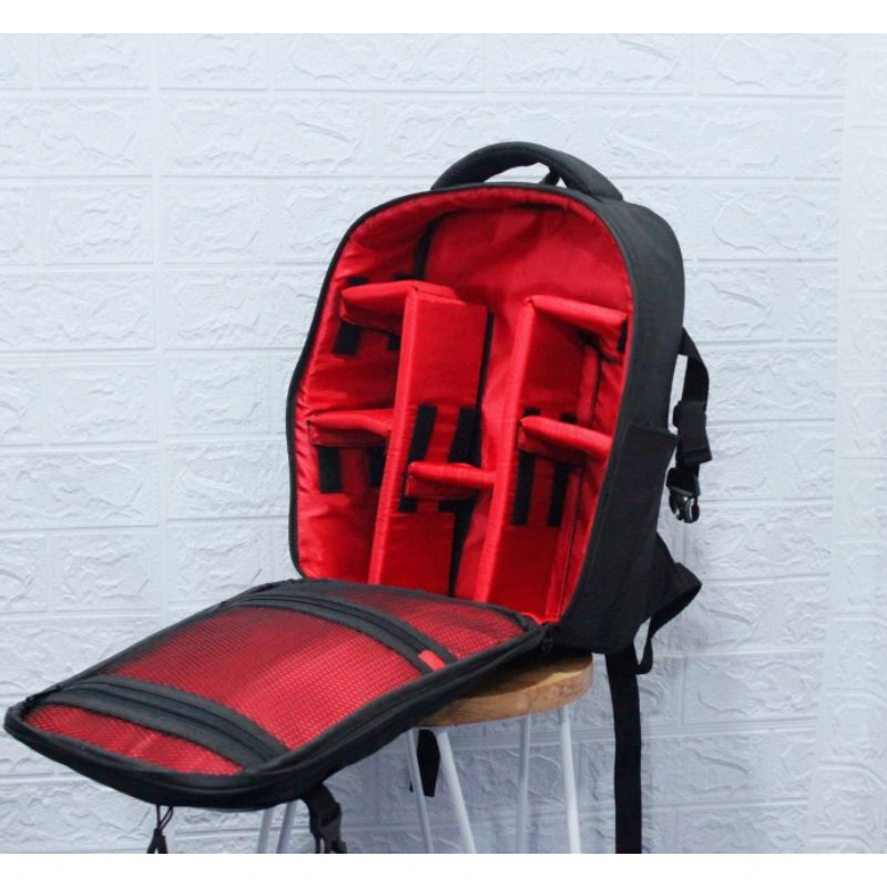 tas ransel camera DSLR resleting waterproof