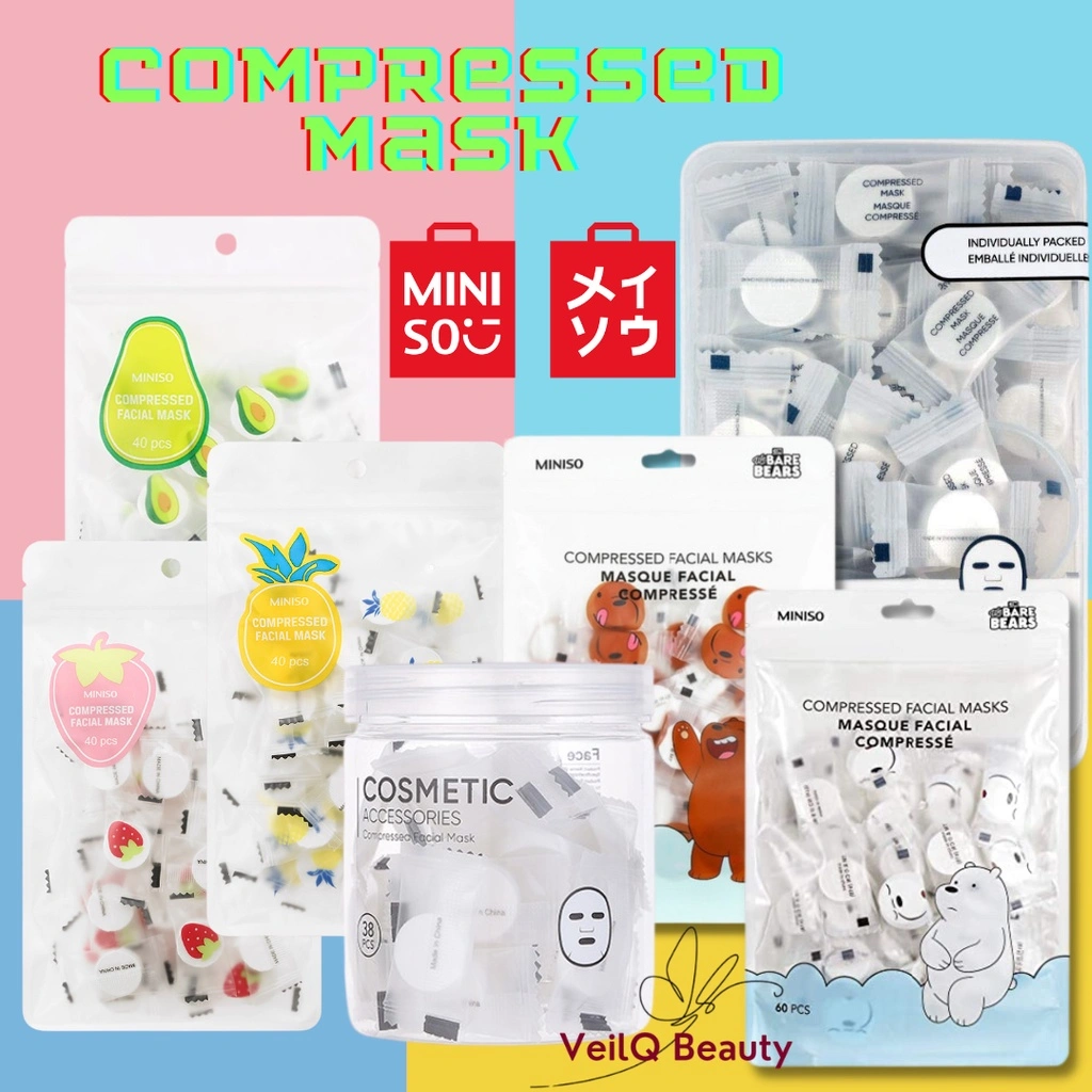 MINISO Compressed Sheet Mask Masker Kertas Polos DIY