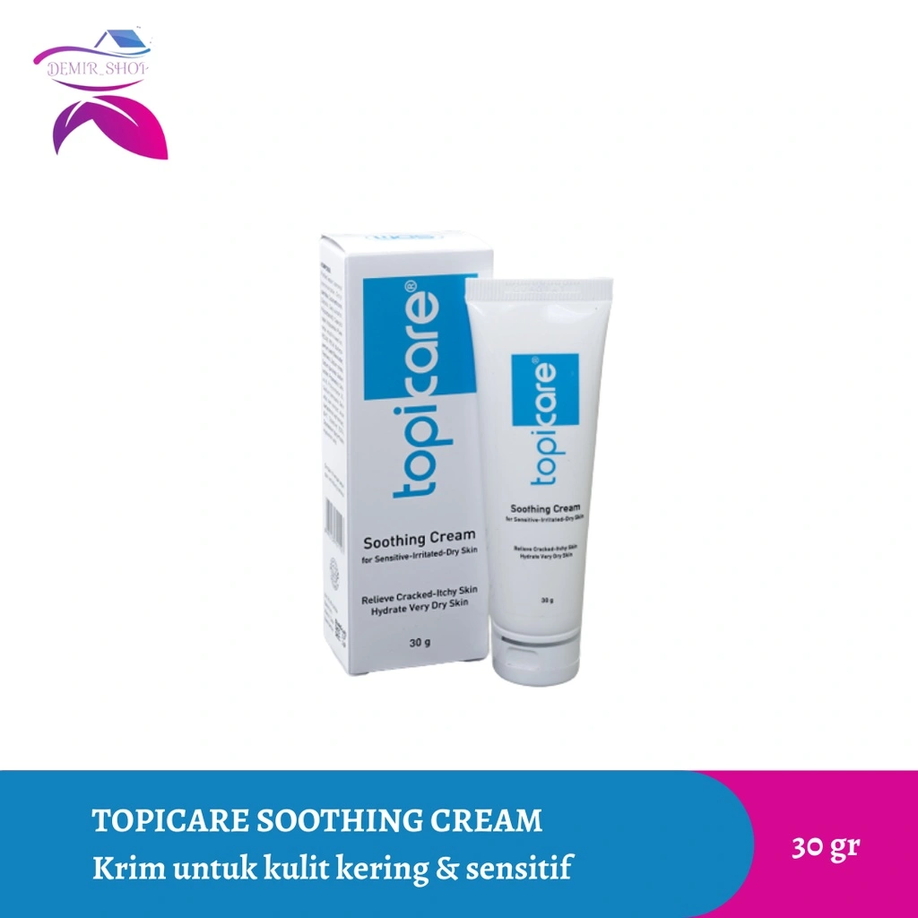 Topicare Soothing Cream 30gr / Krim Kulit Kering Iritasi BPOM Aman