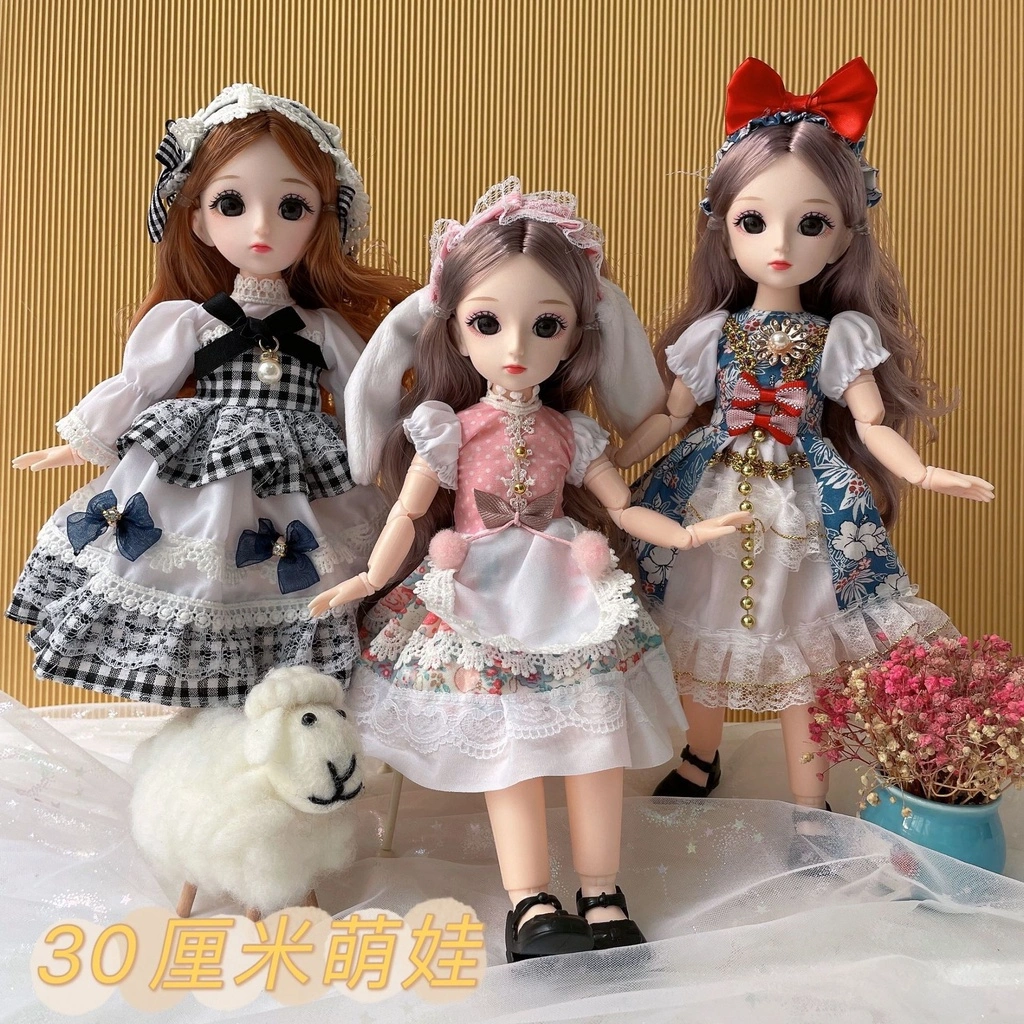 Mainan Anak Boneka BJD Doll 30cm Cute DIY Girls Gift Princess Dress Seri  R H