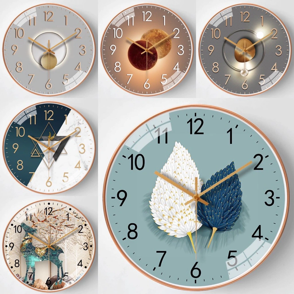 Jam Dinding Minimalis Mesin BAGUS ANGKA TIMBUL With Quartz Movement Diameter 12inch/30CM