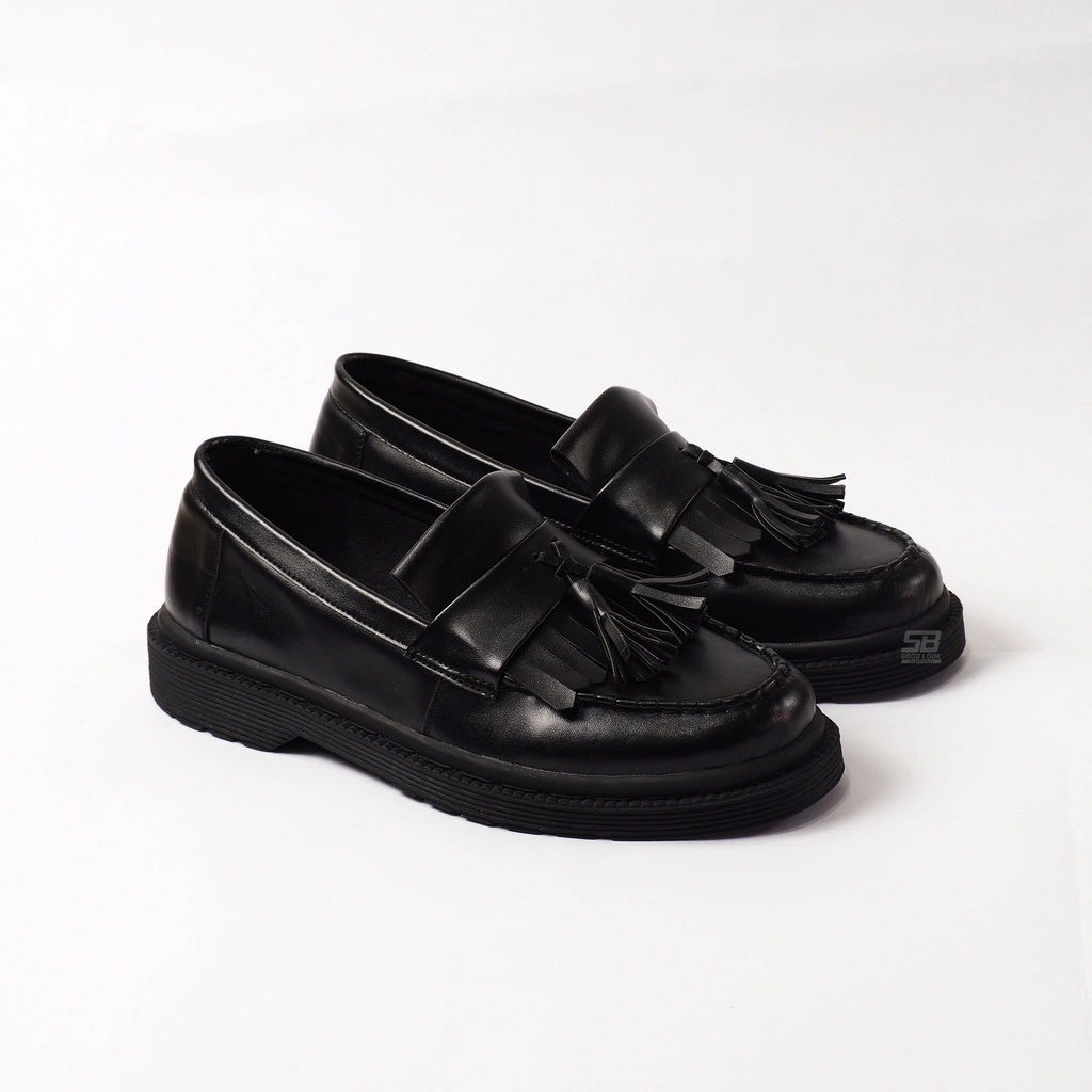 Sepatu Pria Slip On Loafers Formal | SB ALETTA BLACK