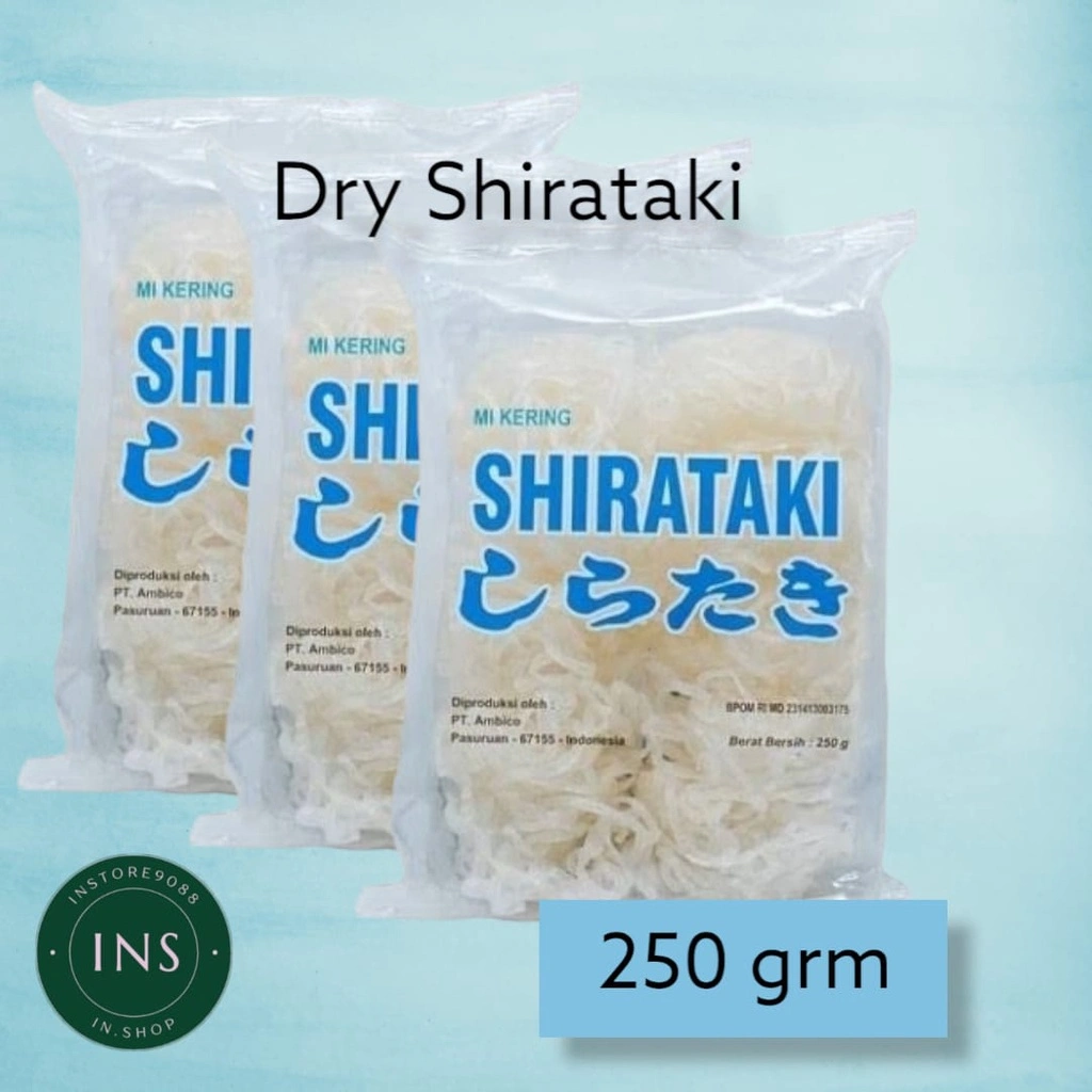 Mie Kering Shirataki - Dry Shirataki kering