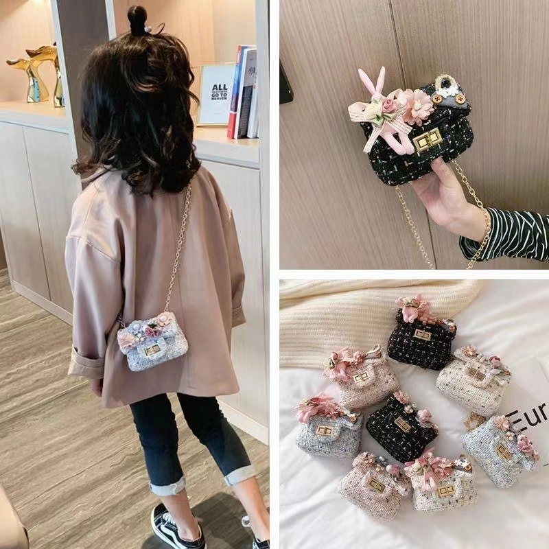 Tas Anak Selempang / Sling Bag Anak/ Tas Aksesori Mutiara Lucu/ Tas Selempang Mode Baru Kasual/Tas Import
