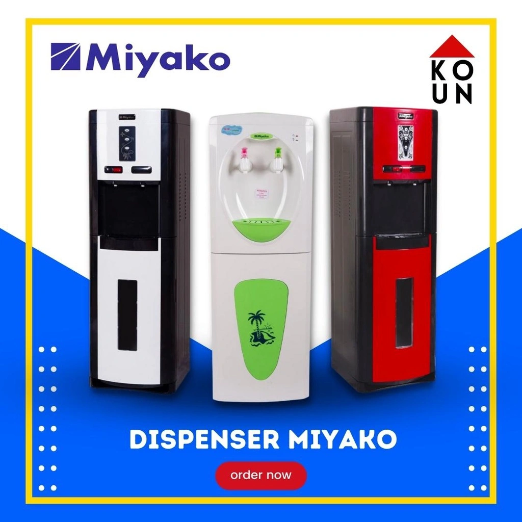 (HARGA PROMO) WATER STANDING DISPENSER MIYAKO WDP300 / WDP 300 / WDP-300 / WDP 200 / WDP200 / WDP-200 / WD 389 HC / WD 389HC / WD-389HC / GALON BAWAH /Dispenser Air Galon Bawah / HOT, NORMAL, AND COOL / PANAS NETRAL DAN DINGIN(GARANSI RESMI) 100% ORIGINAL