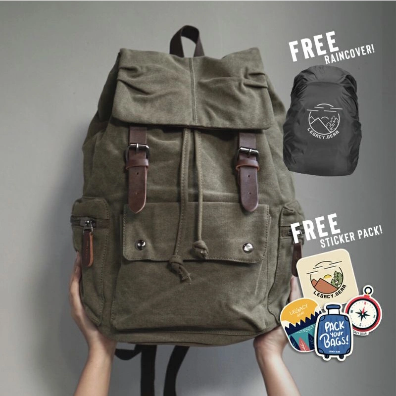 Molypack - Legacy Gear - Canvas Bag - Backpack - Tas Ransel