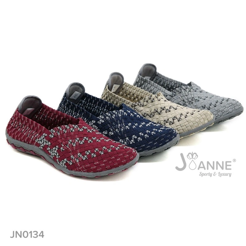 JOANNE Rajut Knit Flats Shoes JN0134